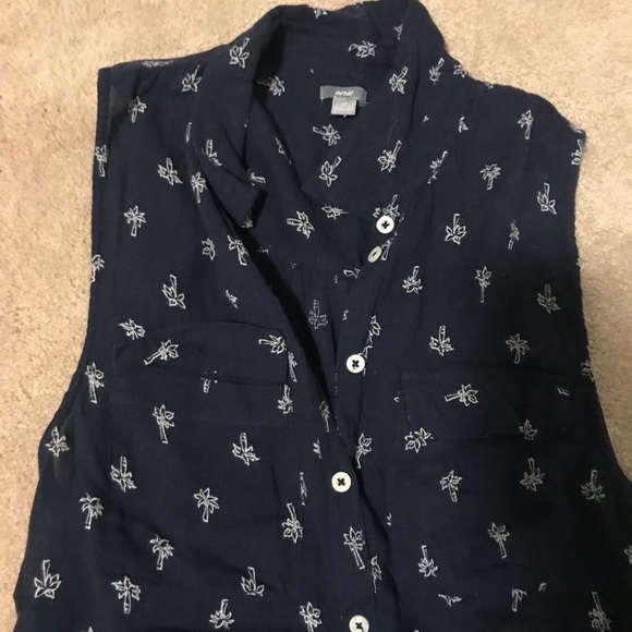 Aerie 🌴 Button Down Tank Top - Picture 2 of 5